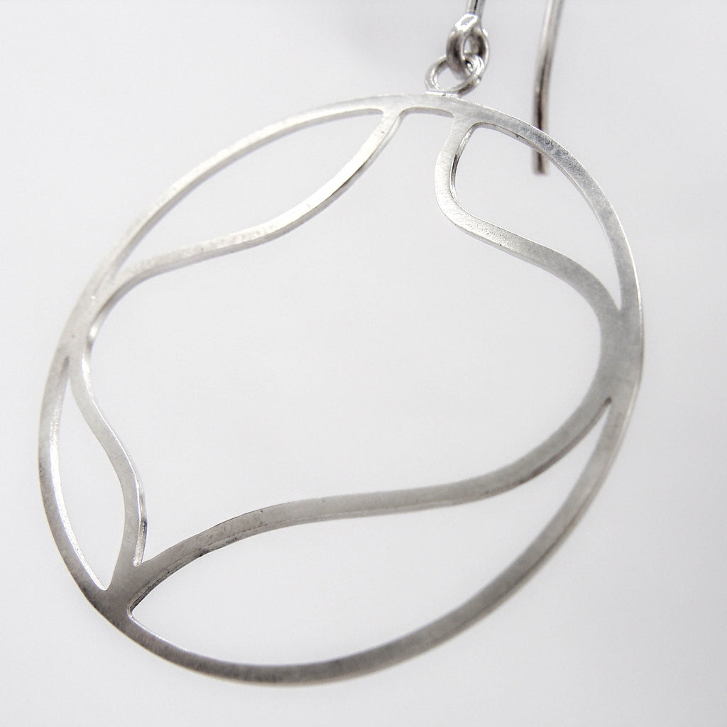 Leaves Ohrringe rund Sterlingsilber Kristin Elm