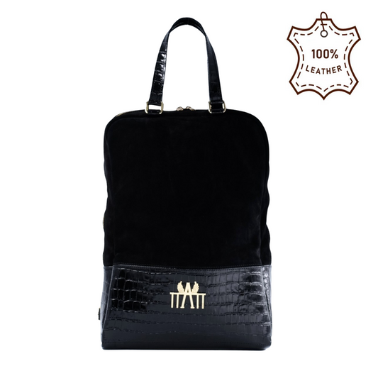 Rucksack schwarz gemustert Astrid Berlin