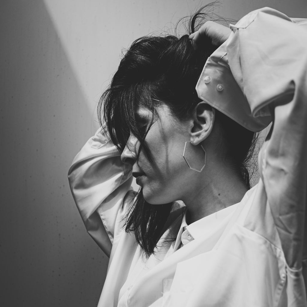 Creolen CORNERS groß Sterlingsilber Kristin Elm