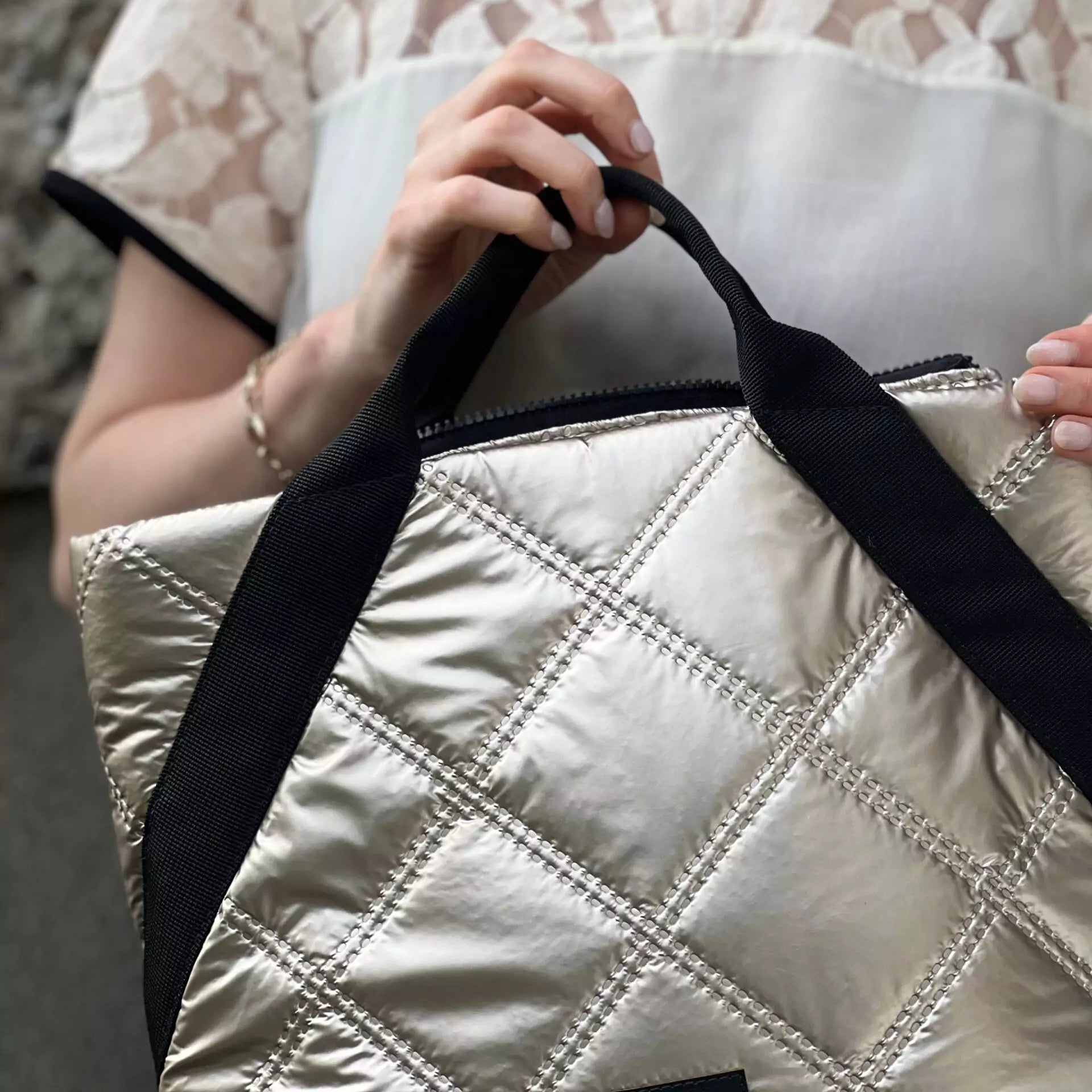 FAS bag MIDI gold Astrid Berlin
