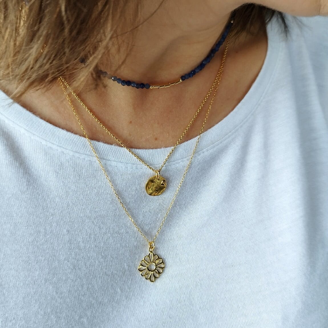 Flower Halskette Gold Lumi Cosi