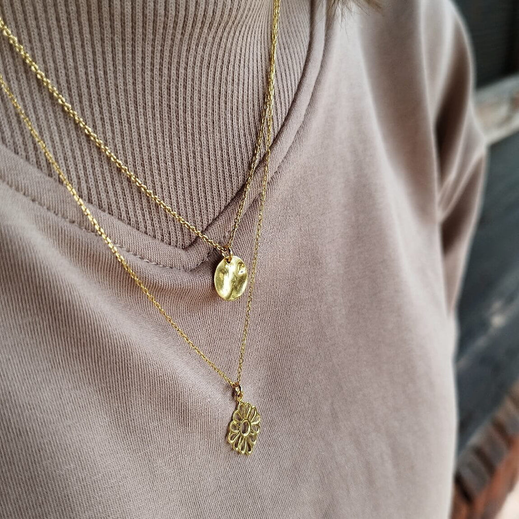 Flower Halskette Gold Lumi Cosi