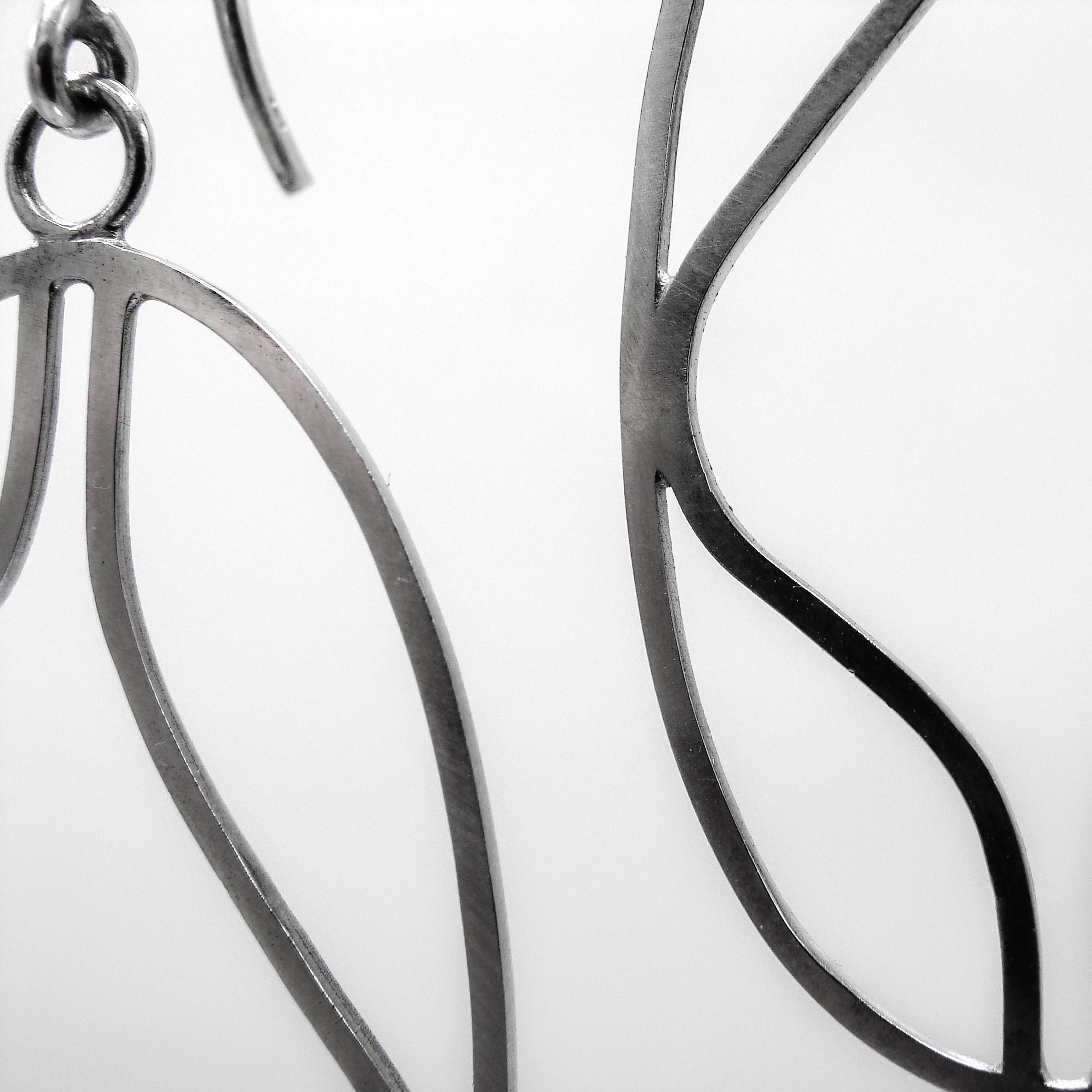 Leaves Ohrringe oval Silber Kristin Elm