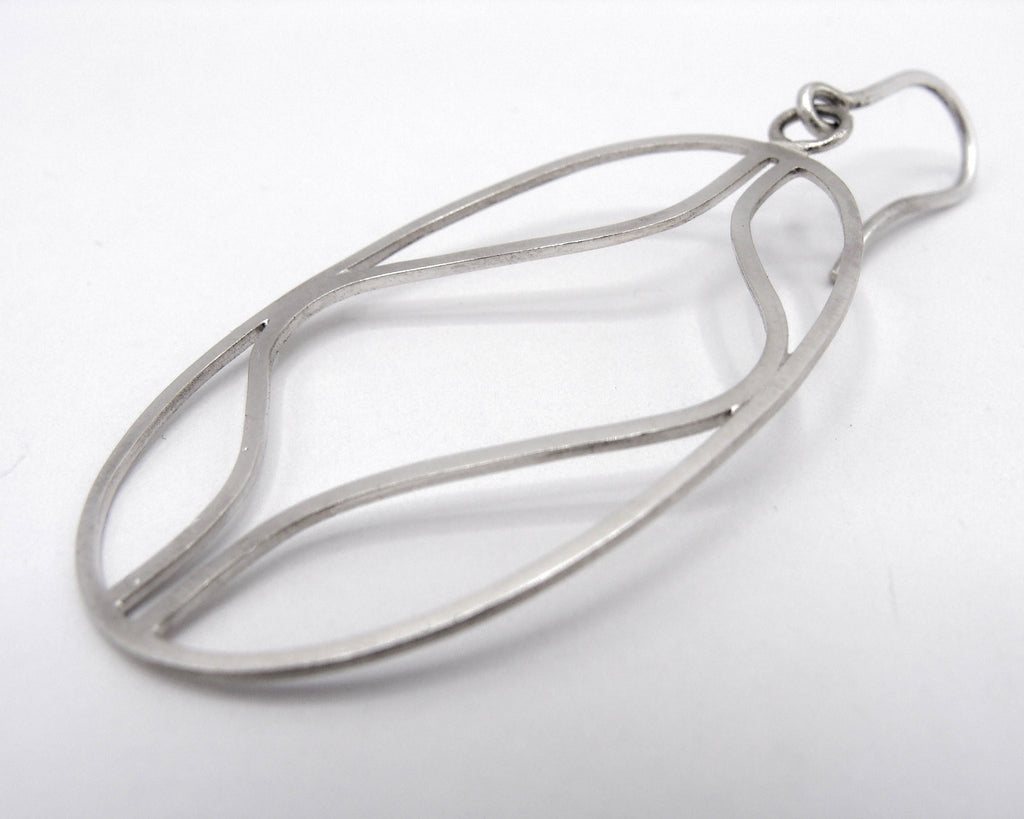 Leaves Ohrringe oval Silber Kristin Elm