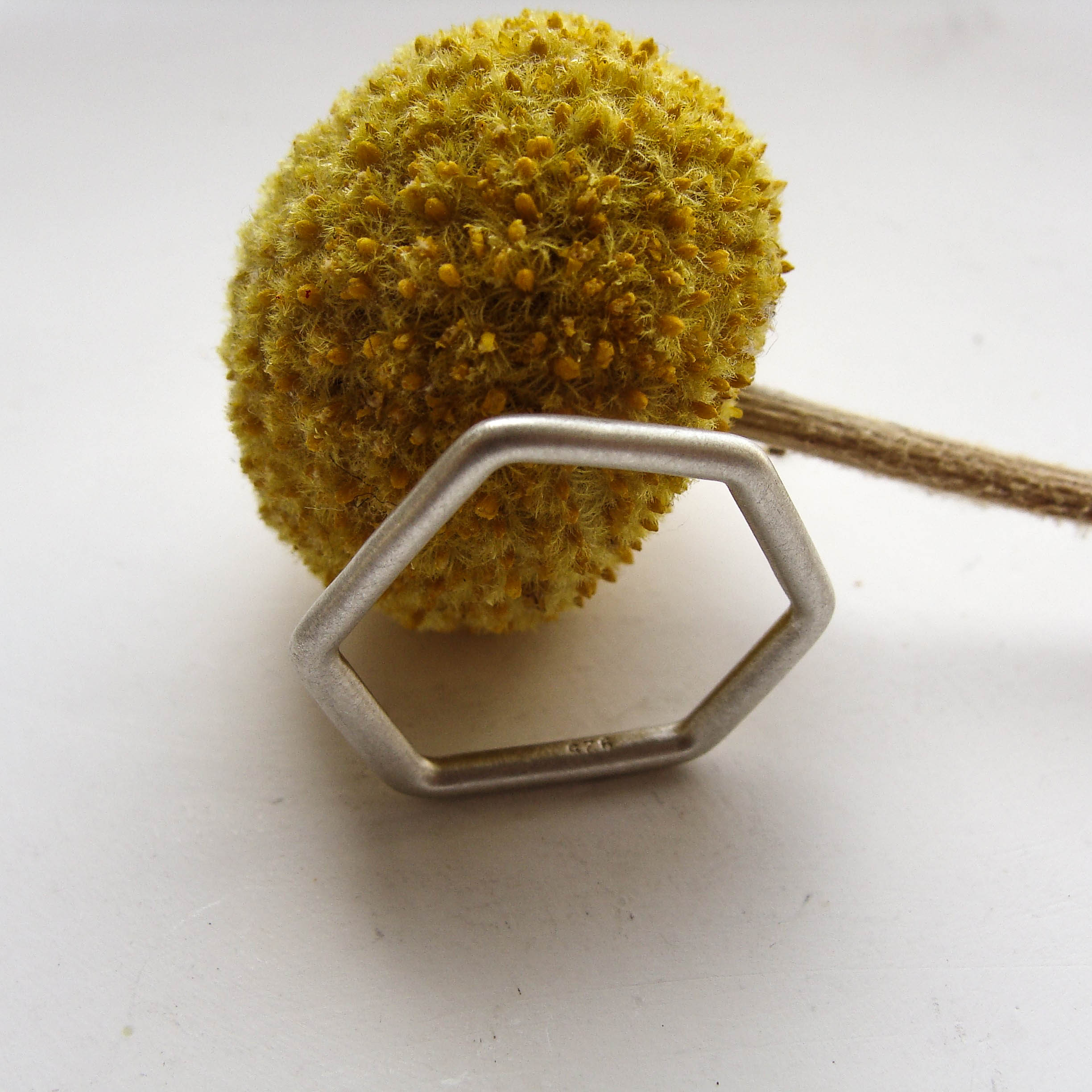 Ring Corners Rundprofil Sterlingsilber Kristin Elm