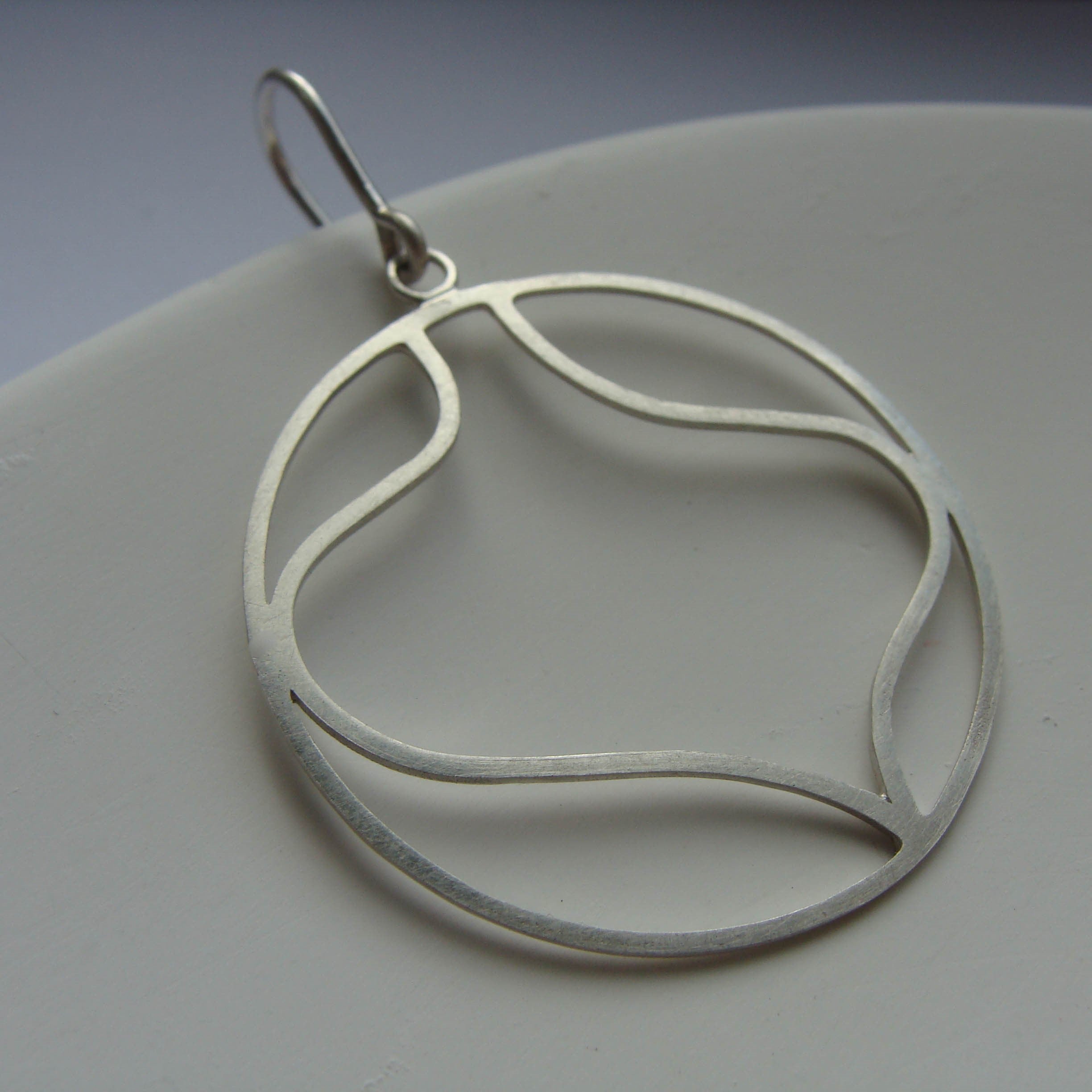 Leaves Ohrringe rund Sterlingsilber Kristin Elm