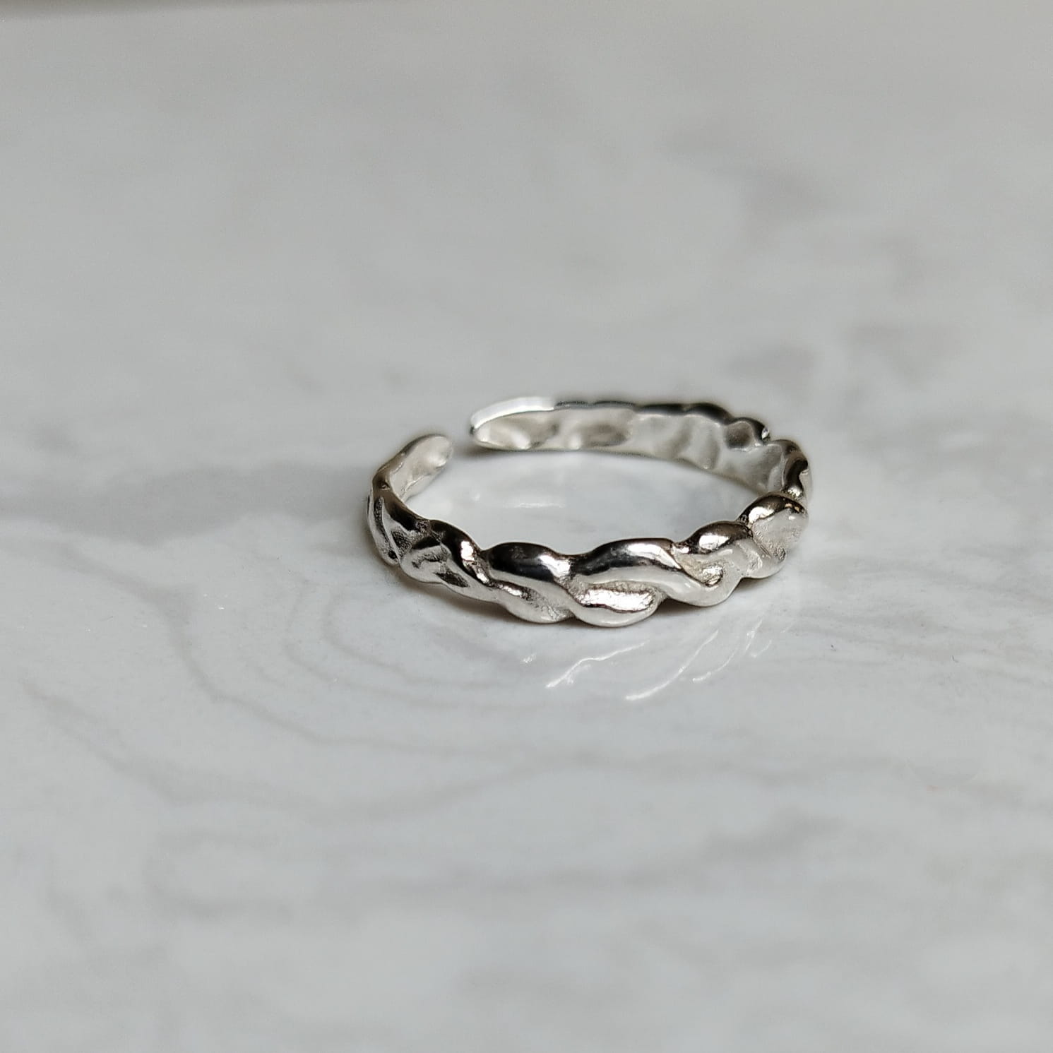 Flow Silver Ring Lumi Cosi