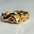 Flow Gold Ring Big Lumi Cosi