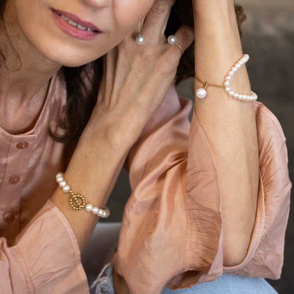 Armband KATHARINA Süßwasserperlen
