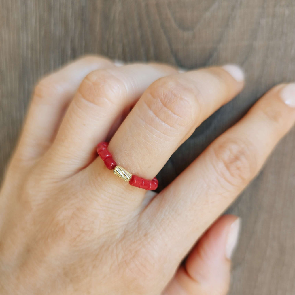 Red Coral Ring Lumi Cosi