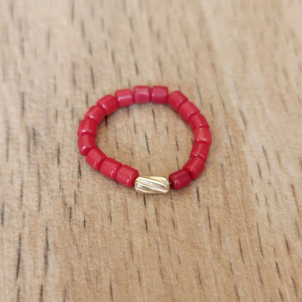 Red Coral Ring Lumi Cosi