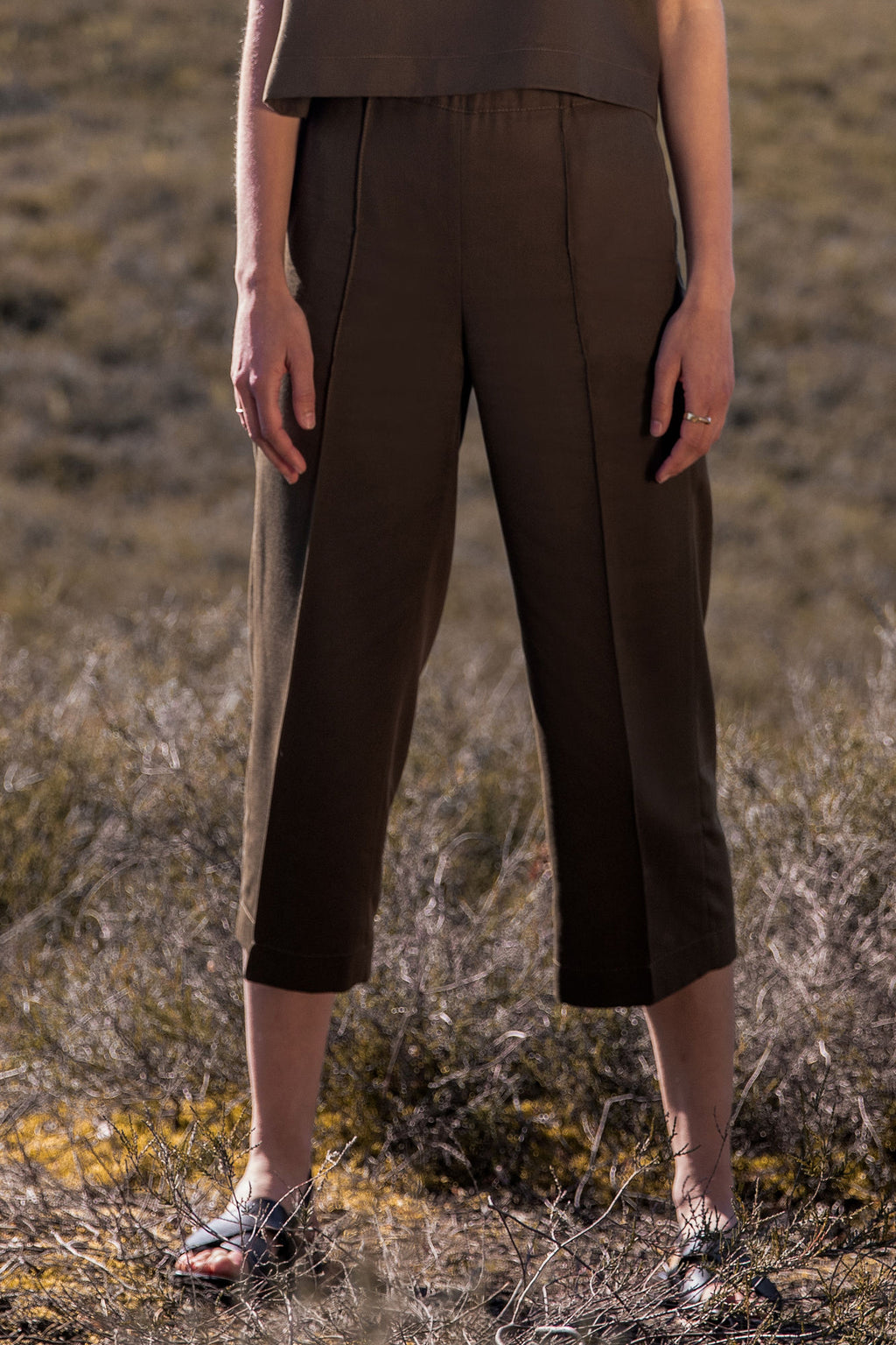 Culotte AVAY.A umber green VAELU