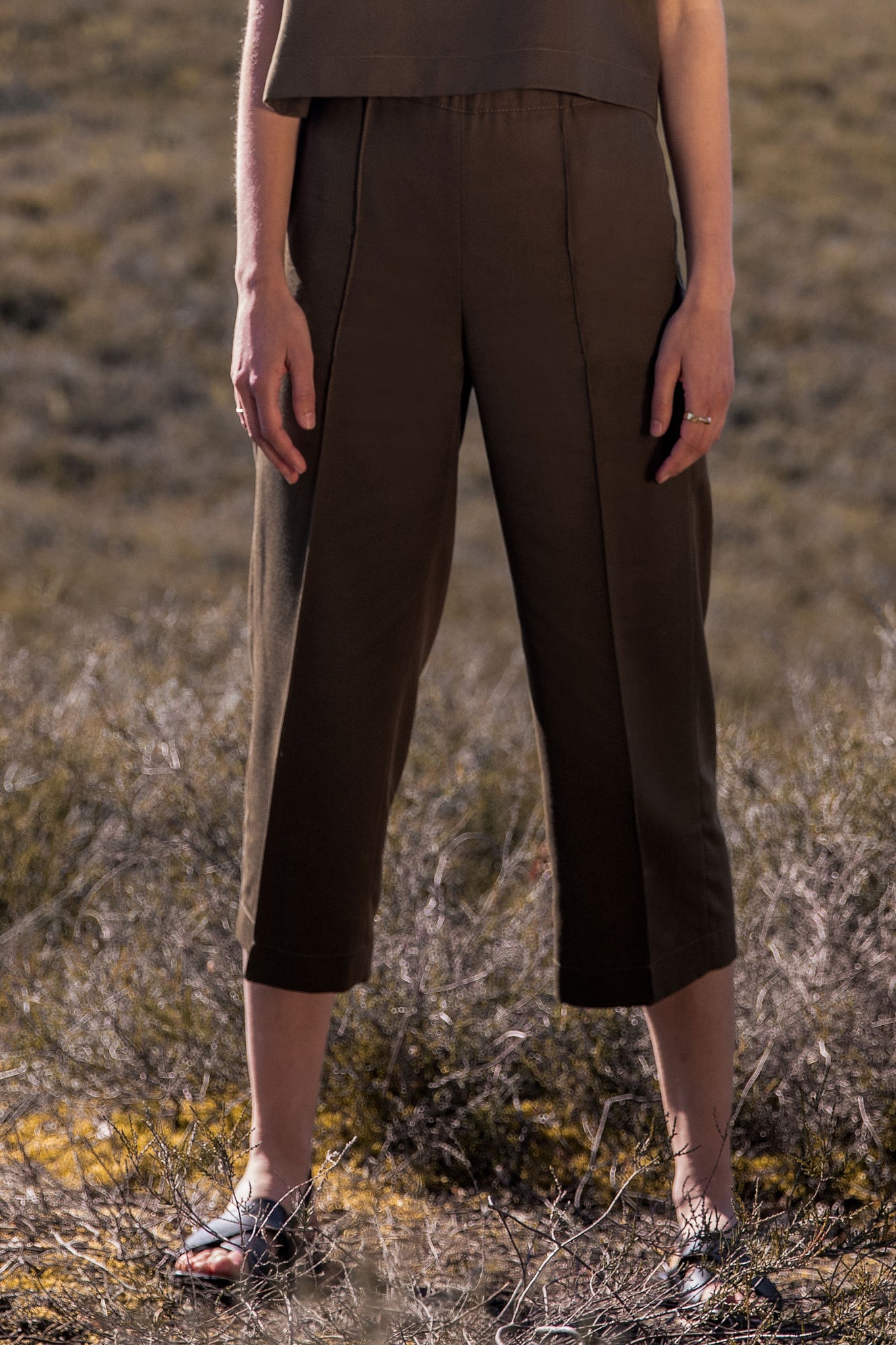 Culotte AVAY.A umber green VAELU