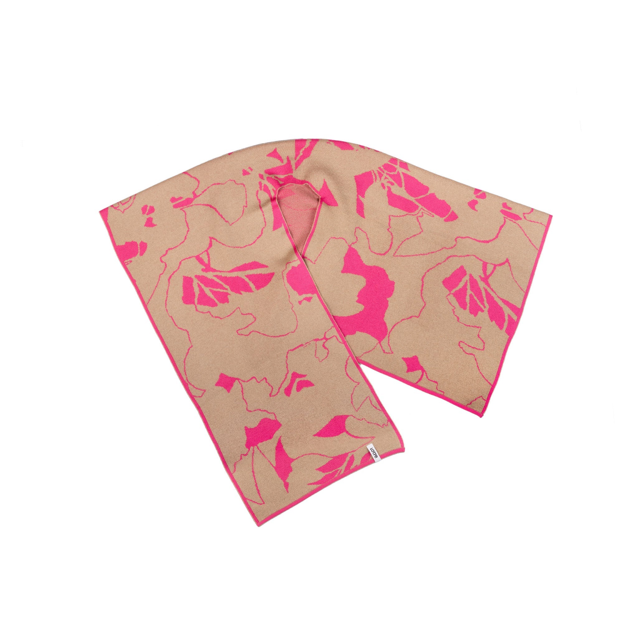 Rita Cape - Pink & Beige Lotre Studio