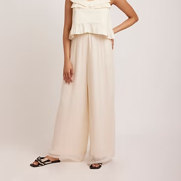 NYAM Chiffon Wide-leg Trouser Iimaima