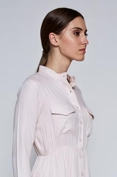 AISHA Maxi-Kleid mit Stehkragen Iimaima