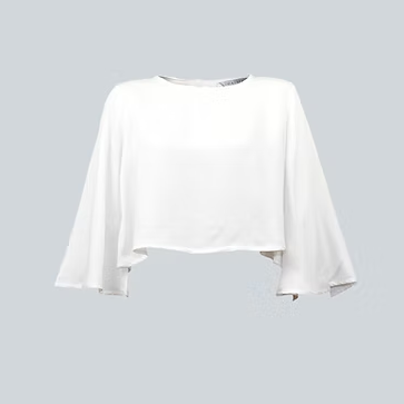 LEYAN Cropped Bluse Iimaima