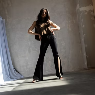 MANELI Slit Jeans Iimaima