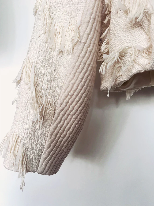 Zero Waste Blouson Wave écru sweersocean