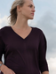 Zero Waste V-Neck-Shirt sweersocean
