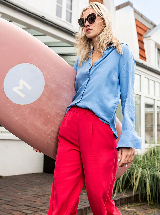 FENJA Wide-Leg-Hose sweersocean