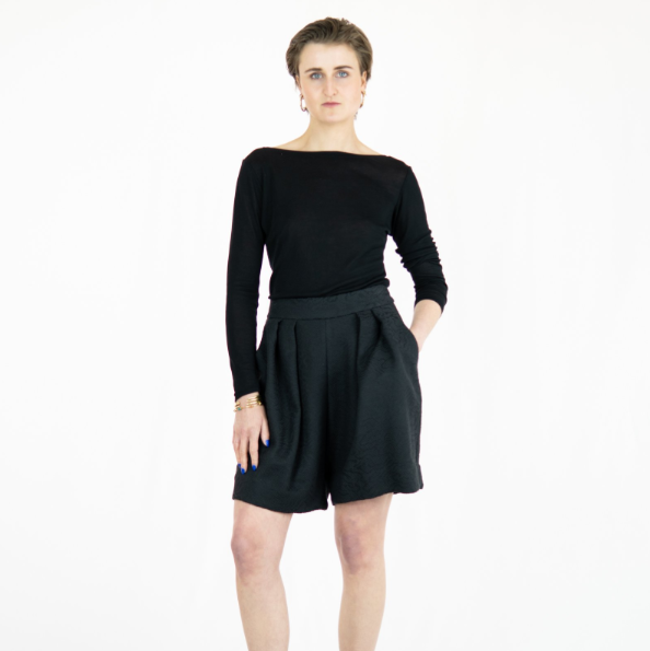 ANTILI Bermuda aus Jacquard Keijn