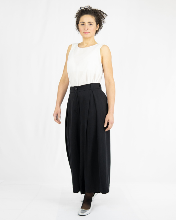 SMOOTH PANTS Weit schwingende Culotte Keijn