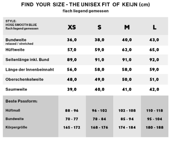 SMOOTH PANTS BLUE Weite Bundfaltenhose Keijn