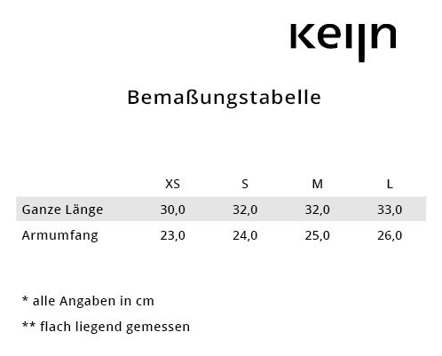 BLUE BIG FOLD Ärmelstulpen Keijn