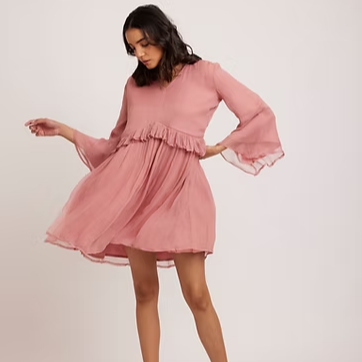 LALE Chiffonkleid Iimaima