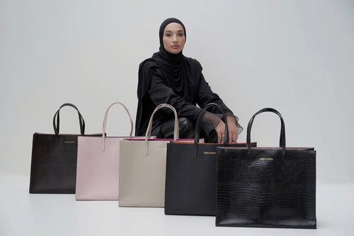 Business Travel Bag Beige Meriem Lebdiri