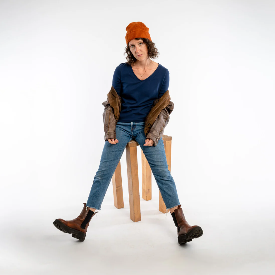 Nachhaltiges Longsleeve aus recycelter Baumwolle ever&anon