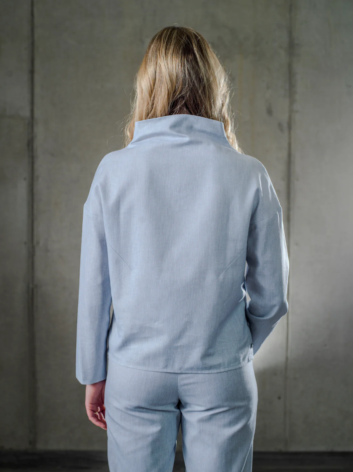 Nachhaltige Bluse aus recycelter Baumwolle ever&anon