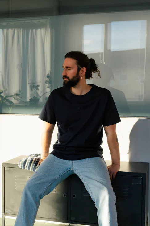 Nachhaltiges T-Shirt Bio-Baumwolle Iconic Navy ever&anon