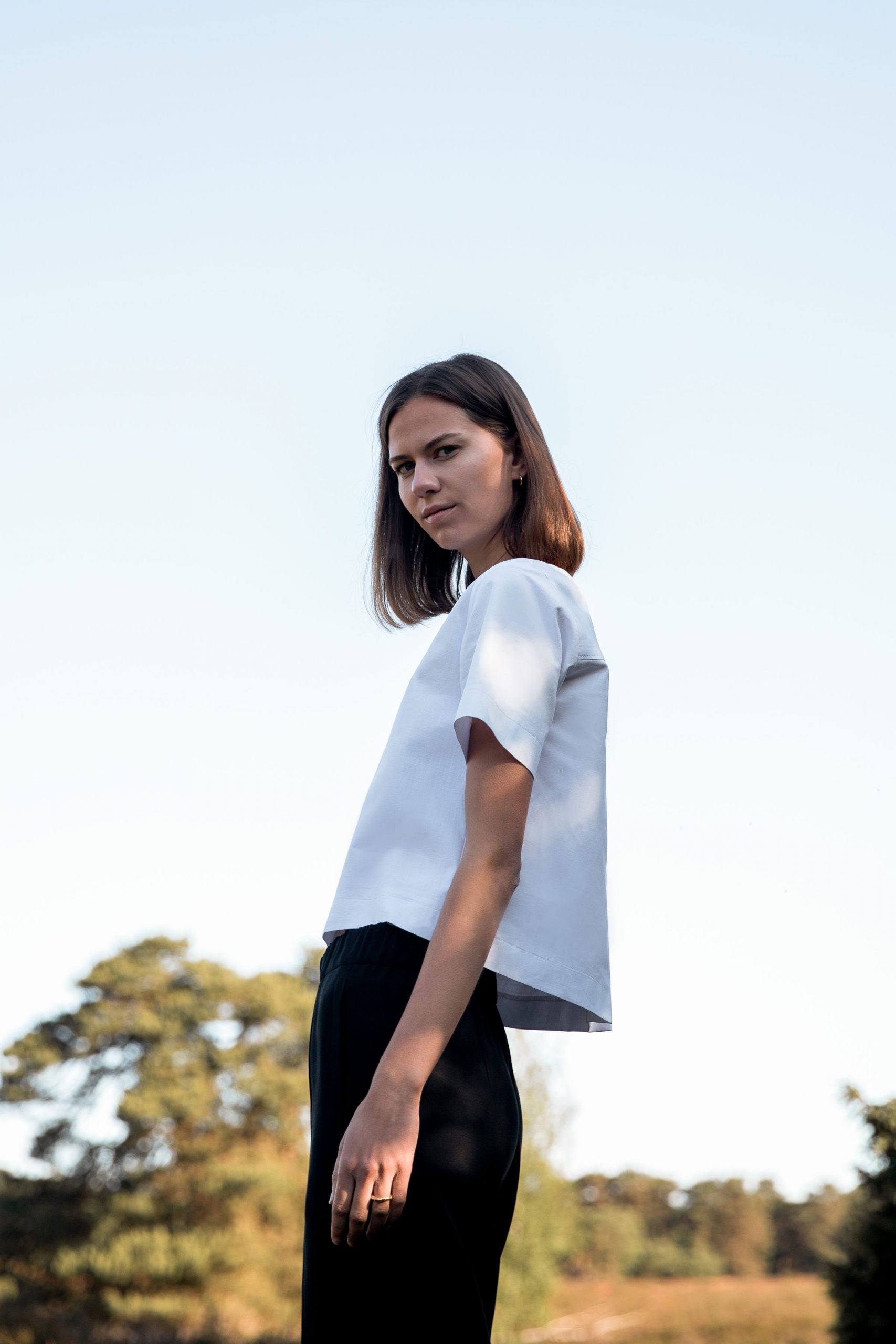 Bluse DAMIL.A Pearl White VAELU