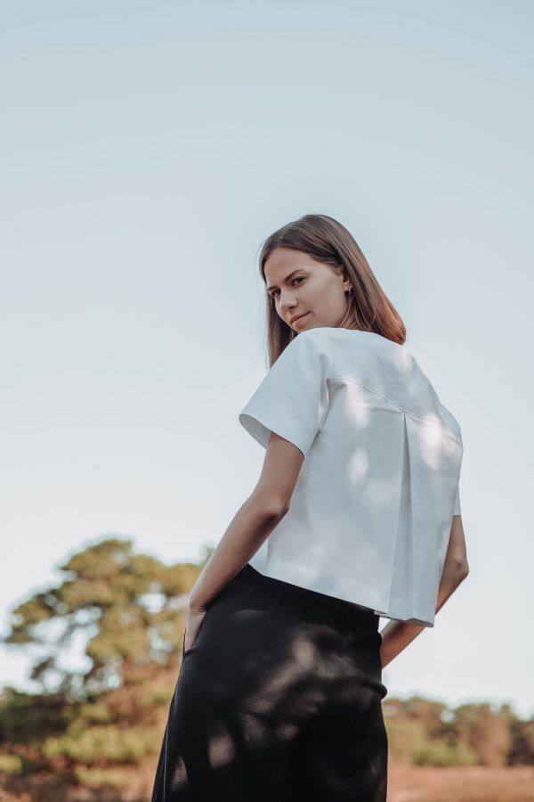 Bluse DAMIL.A Pearl White VAELU