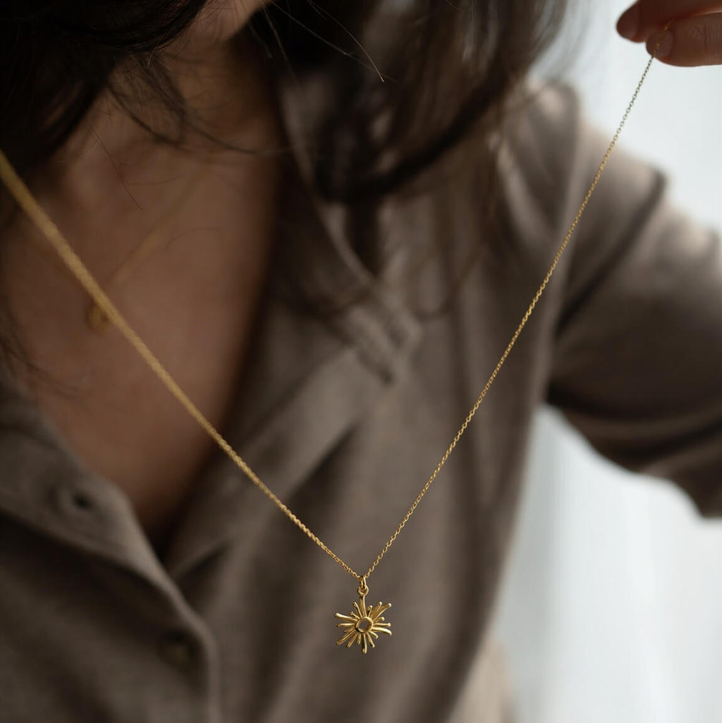 Sun Halskette Gold Lumi Cosi
