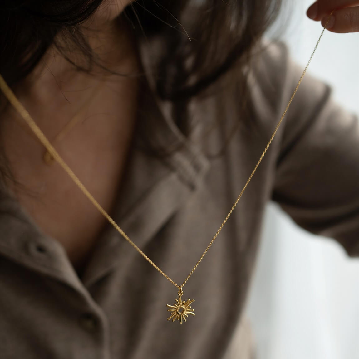 Sun Halskette Gold Lumi Cosi