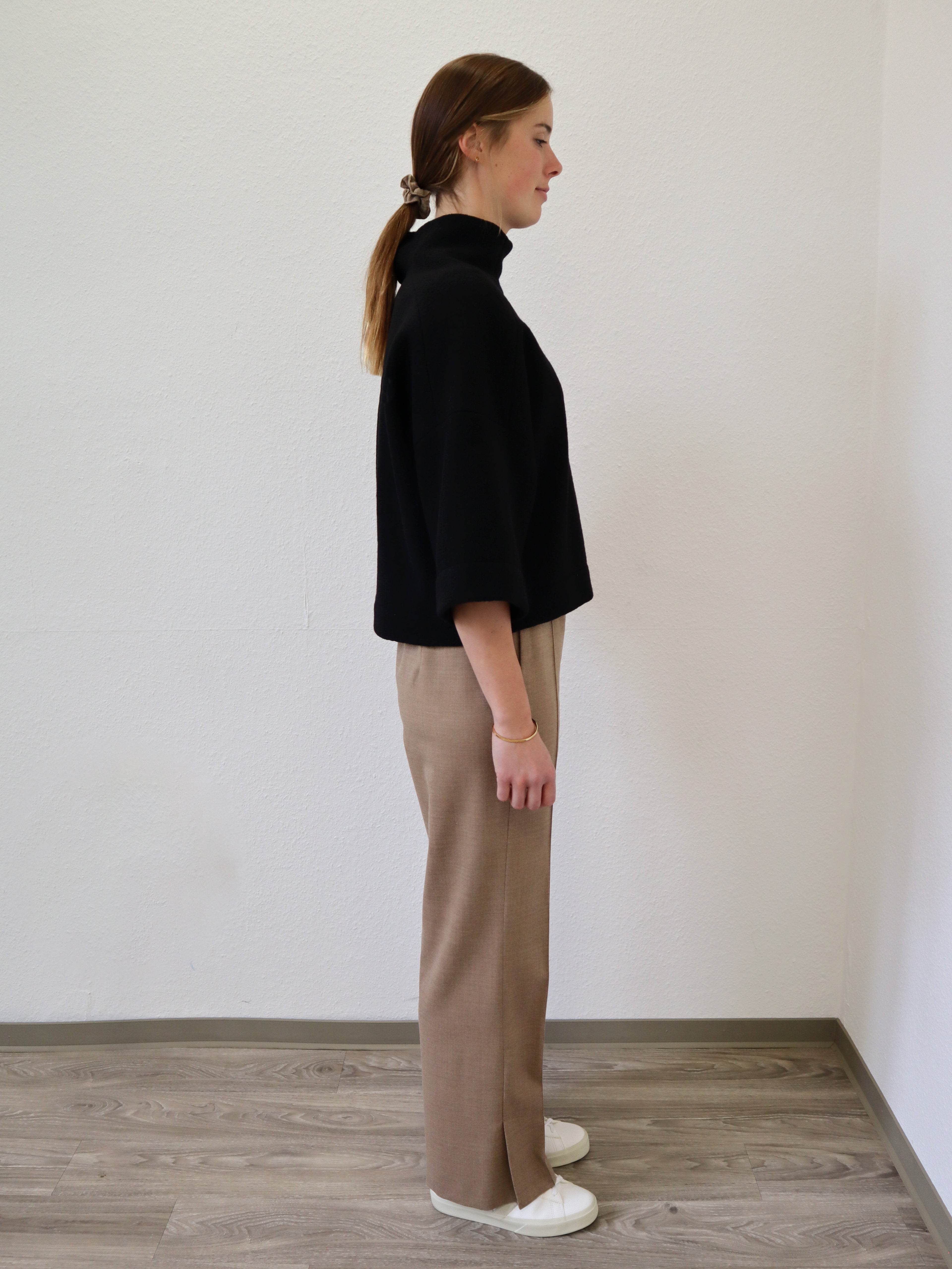 Wollpullover TALV.Y Schwarz VAELU