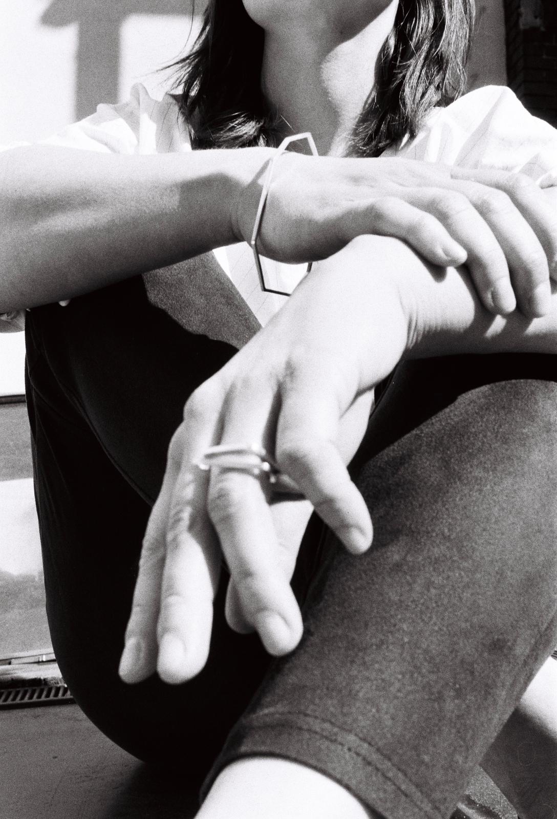 Armreif Corners II Vierkant Sterlingsilber Kristin Elm