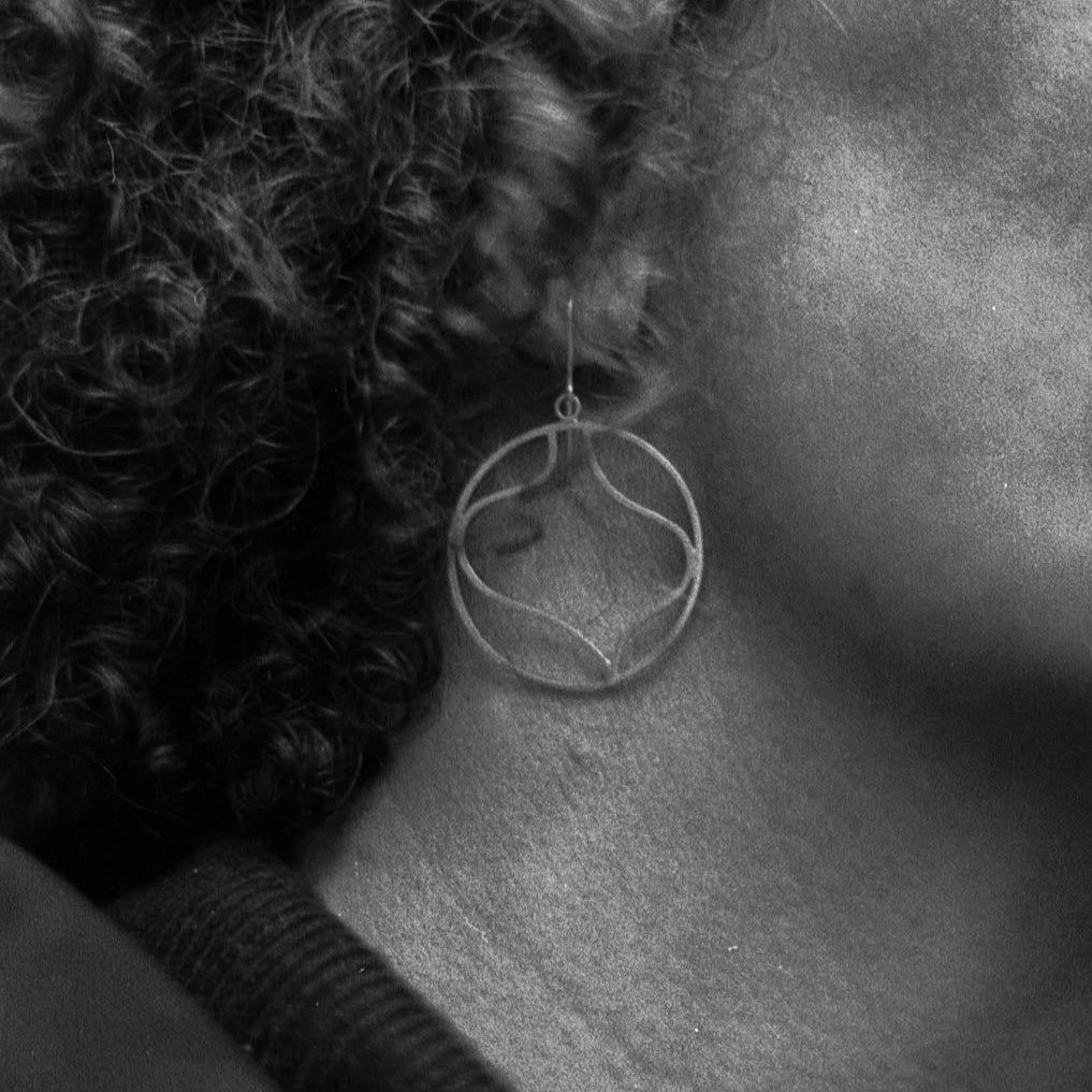 Leaves Ohrringe rund Sterlingsilber Kristin Elm