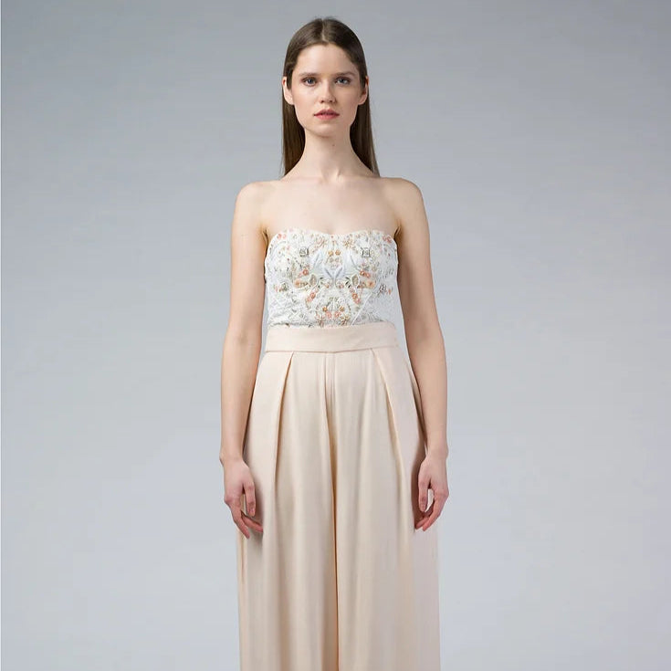 MAHA Handbesticktes Bustier Iimaima