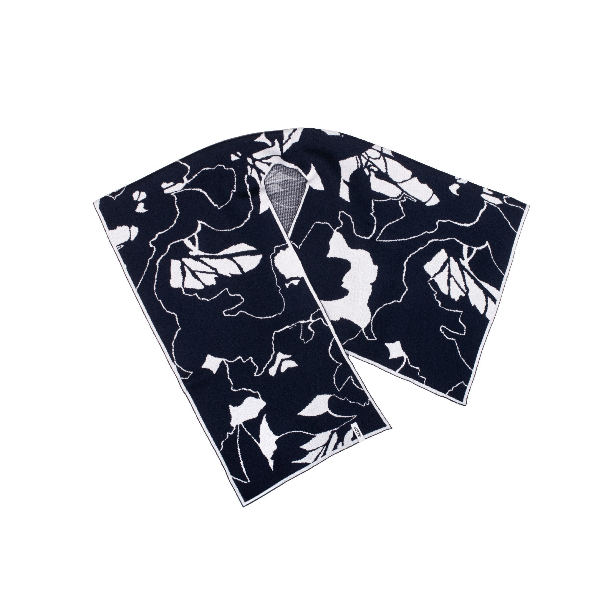 Rita Cape - Dark Blue & White Lotre Studio