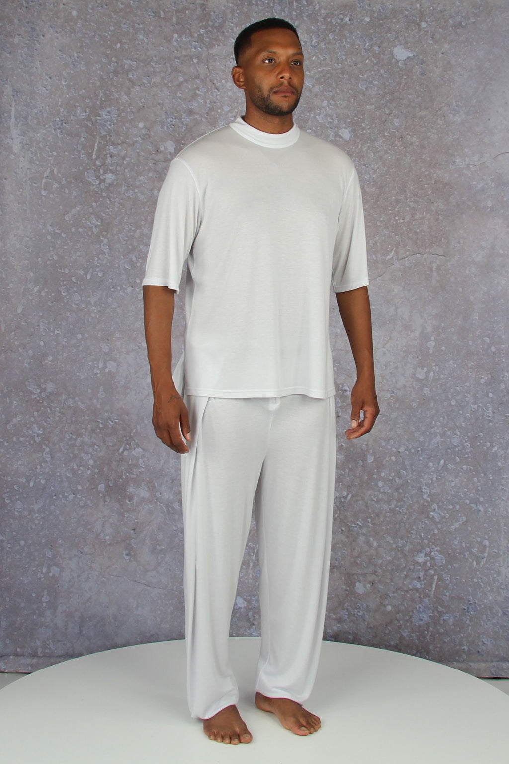 Zweiteiliges Herren-Set aus ultraweichem Tencel - Y-05 Yoga Livestyle Fashion