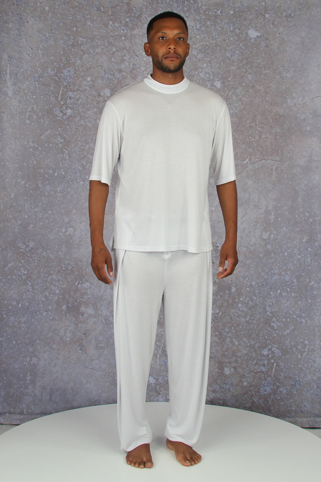 Zweiteiliges Herren-Set aus ultraweichem Tencel - Y-05 Yoga Livestyle Fashion