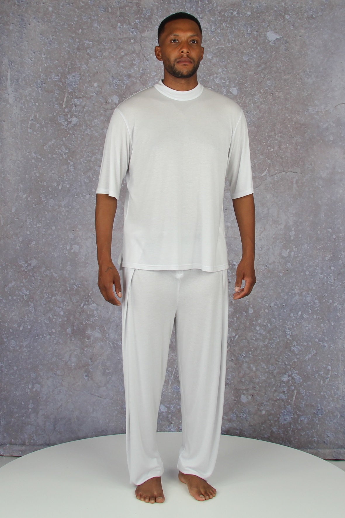 Zweiteiliges Herren-Set aus ultraweichem Tencel - Y-05 Yoga Livestyle Fashion