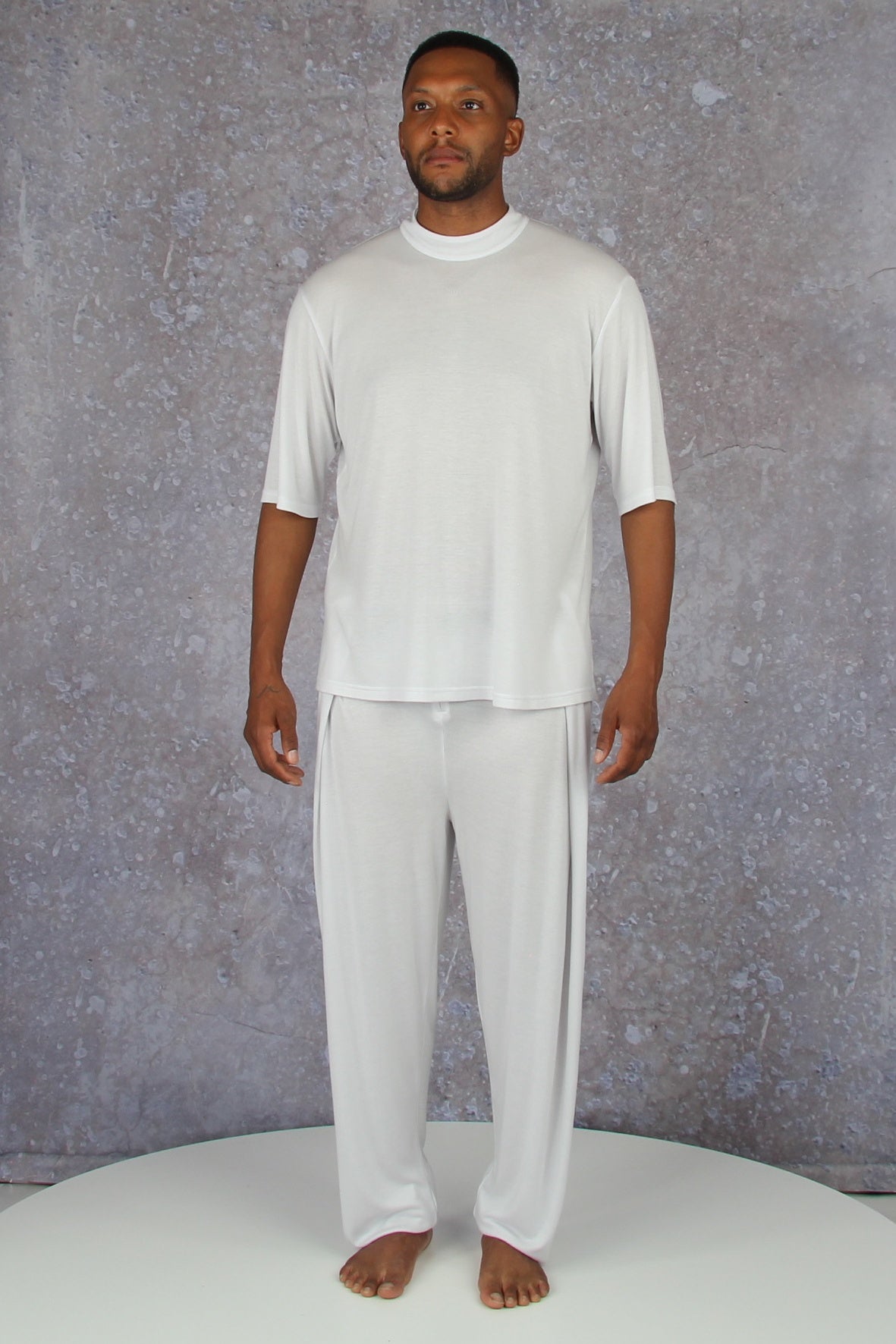 Zweiteiliges Herren-Set aus ultraweichem Tencel - Y-05 Yoga Livestyle Fashion