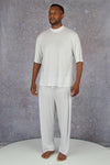 Zweiteiliges Herren-Set aus ultraweichem Tencel - Y-05 Yoga Livestyle Fashion