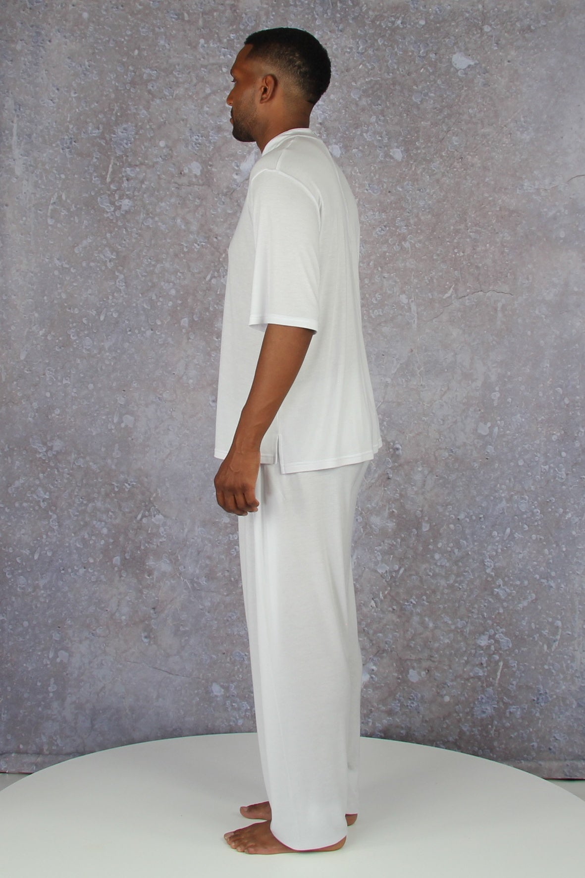 Zweiteiliges Herren-Set aus ultraweichem Tencel - Y-05 Yoga Livestyle Fashion