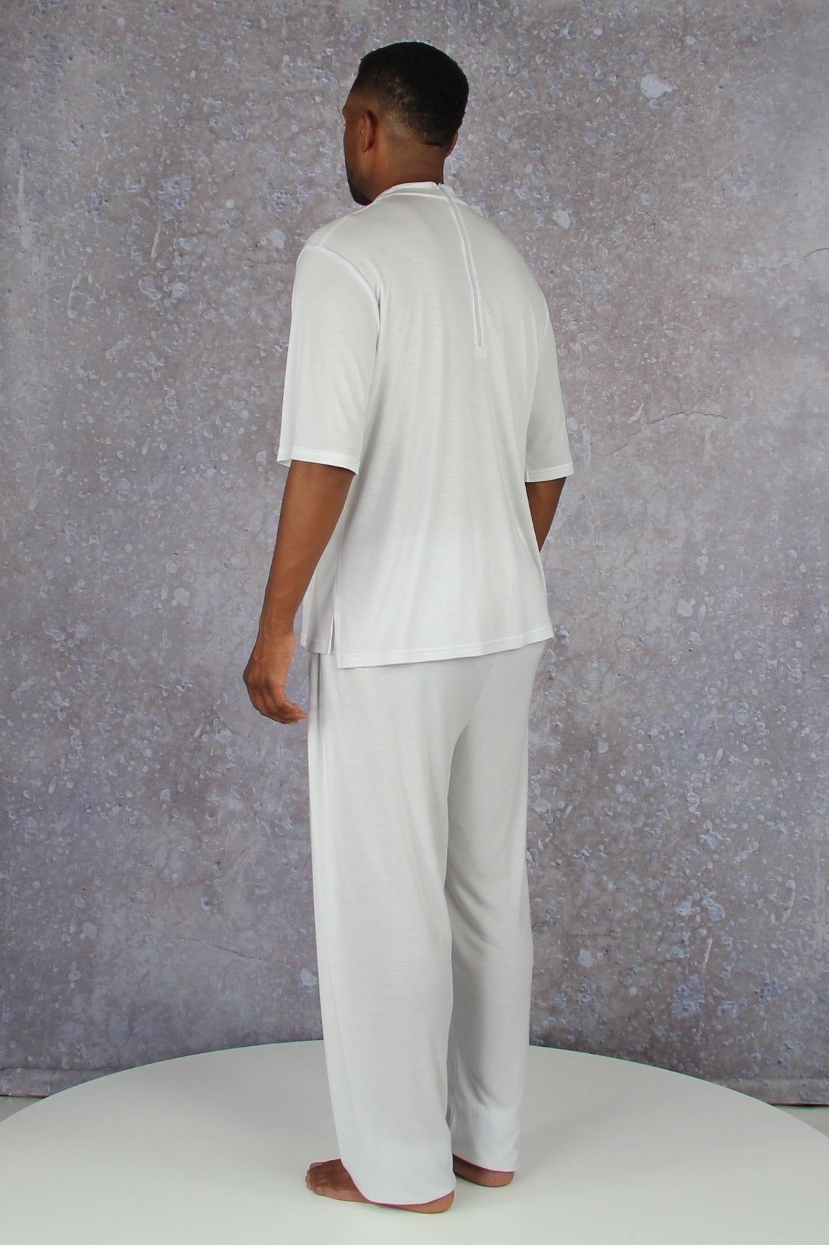 Zweiteiliges Herren-Set aus ultraweichem Tencel - Y-05 Yoga Livestyle Fashion